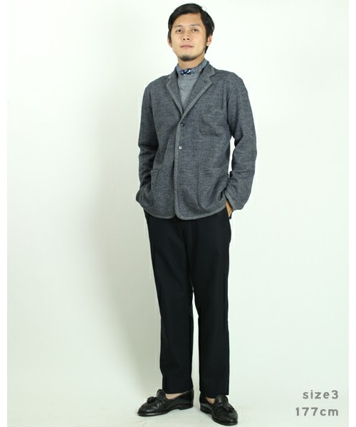 45rウールジャケット 45R（フォーティファイブアール）の「綿ウールジャガード