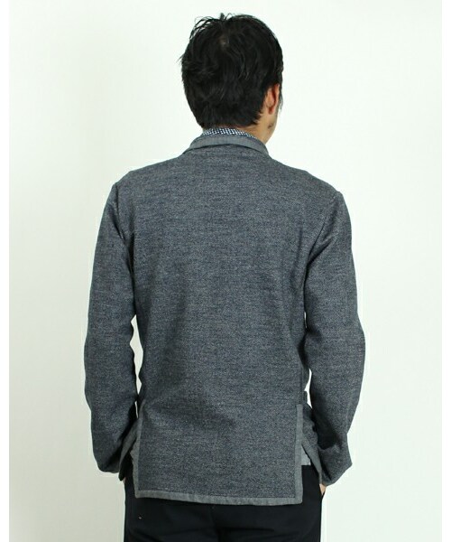 45R（フォーティファイブアール）の「綿ウールジャガードジャケット