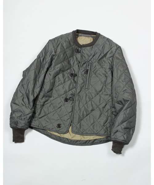 45R（フォーティファイブアール）の「リップストップナイロンキルトブルゾン（ジャケット/アウター・レディース・アイスグレー/チャコールグレー/カーキ・1-S/2-M/3-L）」の3枚目の写真