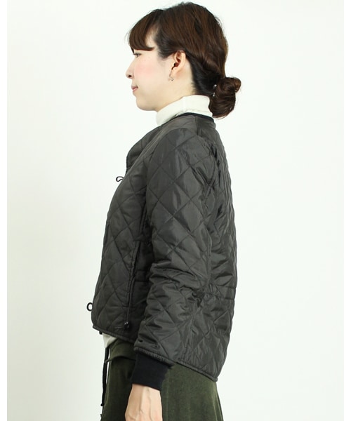 45R（フォーティファイブアール）の「リップストップナイロンキルトブルゾン（ジャケット/アウター・レディース・アイスグレー/チャコールグレー/カーキ・1-S/2-M/3-L）」の5枚目の写真