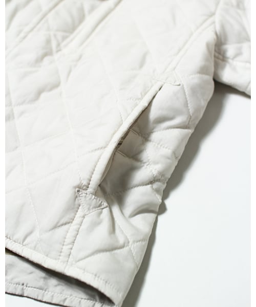 45R（フォーティファイブアール）の「リップストップナイロンキルトブルゾン（ジャケット/アウター・レディース・アイスグレー/チャコールグレー/カーキ・1-S/2-M/3-L）」の11枚目の写真