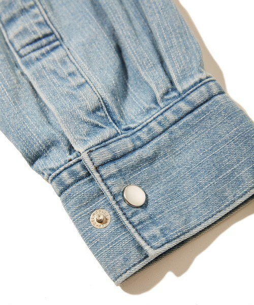 DISCOVERED（ディスカバード）の「DISCOVERED シャンブレーロングシャツ（シャツ/ブラウス・メンズ・ライトブルー・1/2）」の5枚目の写真