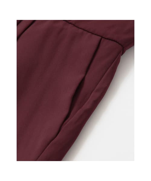 KBF（ケイビーエフ）の「KBF+ ウエスト切り替えタックワンピース（ワンピース/ドレス・レディース・WINE/NAVY/BLACK・one）」の14枚目の写真