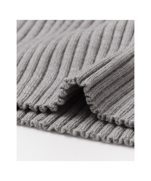 KBF（ケイビーエフ）の「ワイドリブタートル（トップス・レディース・CAMEL/T.GRAY/OFF/GREEN/BLACK・one）」の17枚目の写真