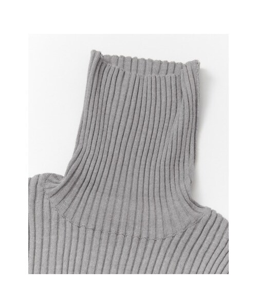 KBF（ケイビーエフ）の「ワイドリブタートル（トップス・レディース・CAMEL/T.GRAY/OFF/GREEN/BLACK・one）」の15枚目の写真