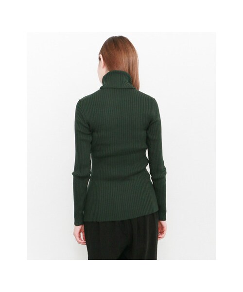 KBF（ケイビーエフ）の「ワイドリブタートル（トップス・レディース・CAMEL/T.GRAY/OFF/GREEN/BLACK・one）」の13枚目の写真