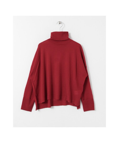 URBAN RESEARCH（アーバンリサーチ）の「ワイドタートルプルオーバー（トップス・レディース・OFF/RED/NVY・FREE）」の3枚目の写真