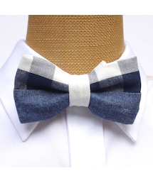 NIRAME.CO | 蝶ネクタイ　デニム×チェック(蝶ネクタイ)