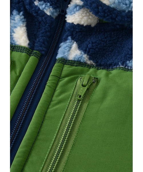 Ne-net（ネネット）の「サンミャクボア / ベスト（トップス・レディース・khaki/navy・02）」の4枚目の写真