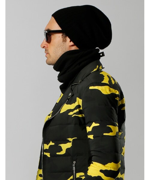 wjk（ダヴルジェイケイ）の「2-way knit cap/キャップ（帽子・メンズ・navy/black/top gray/charcoal top・F）」の10枚目の写真