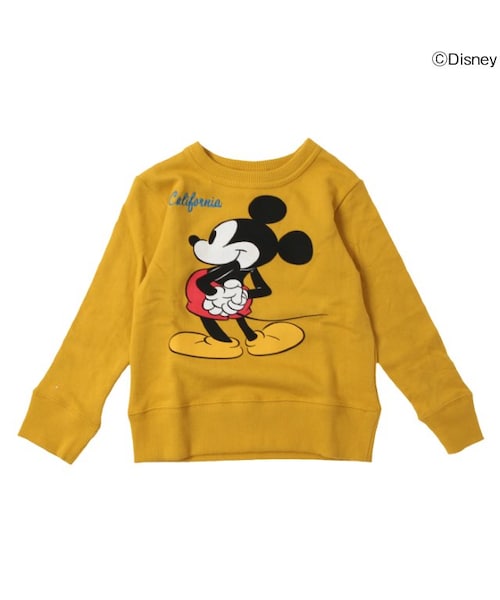 F.O.KIDS(エフオーキッズ)の「ディズニー ミッキートレーナー(トップス・キッズ・ベージュ/ブラック/ブラウン/グレー/マスタード/サックス・80/90/95/100/110/120/130/140)」の5枚目の写真