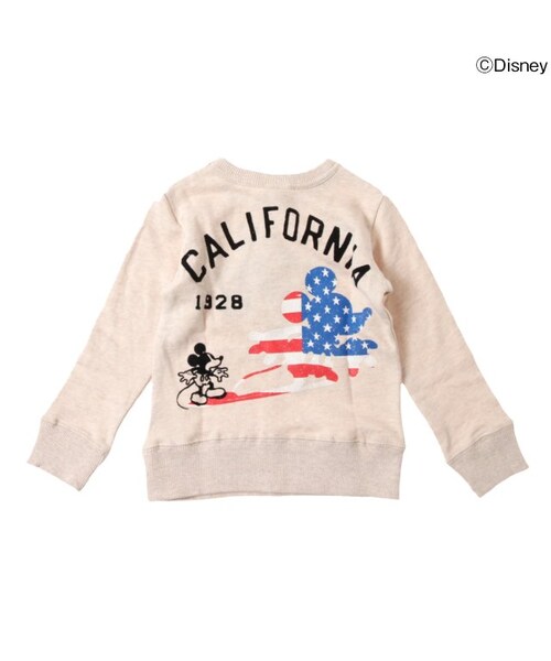 F.O.KIDS(エフオーキッズ)の「ディズニー ミッキートレーナー(トップス・キッズ・ベージュ/ブラック/ブラウン/グレー/マスタード/サックス・80/90/95/100/110/120/130/140)」の9枚目の写真