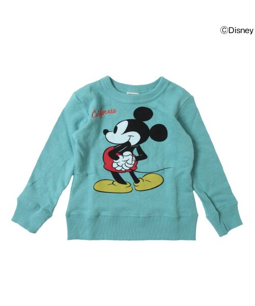 F.O.KIDS(エフオーキッズ)の「ディズニー ミッキートレーナー(トップス・キッズ・ベージュ/ブラック/ブラウン/グレー/マスタード/サックス・80/90/95/100/110/120/130/140)」の6枚目の写真