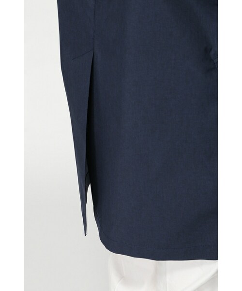 417 EDIFICE（フォーワンセブンエディフィス）の「カチオンボンディングステンフードコート（ジャケット/アウター・メンズ・グリーン/ネイビー/ブルー A・S/M/L）」の16枚目の写真