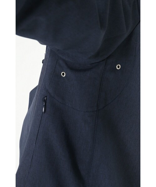 417 EDIFICE（フォーワンセブンエディフィス）の「カチオンボンディングステンフードコート（ジャケット/アウター・メンズ・グリーン/ネイビー/ブルー A・S/M/L）」の14枚目の写真