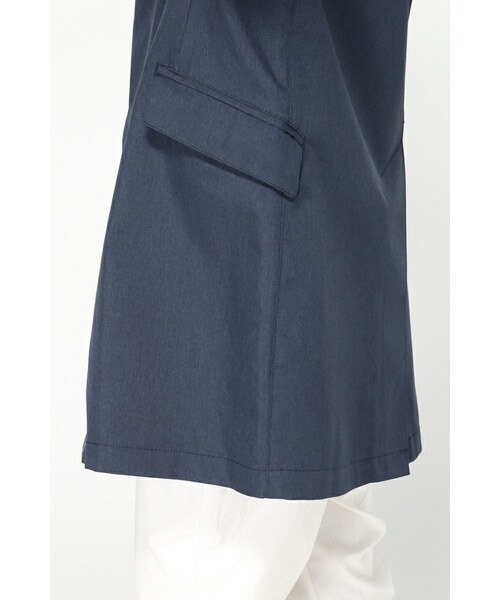 417 EDIFICE（フォーワンセブンエディフィス）の「カチオンボンディングステンフードコート（ジャケット/アウター・メンズ・グリーン/ネイビー/ブルー A・S/M/L）」の15枚目の写真