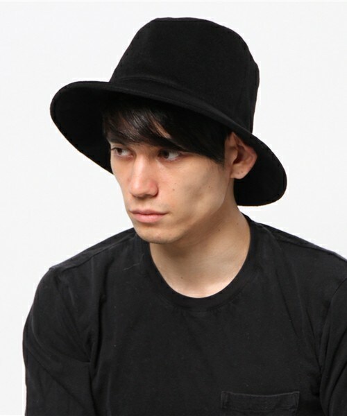 KIJIMA TAKAYUKI（キジマ　タカユキ）の「KIJIMA TAKAYUKI ウールカシミヤハット（ハット・メンズ・ブラック・2/3）」の5枚目の写真