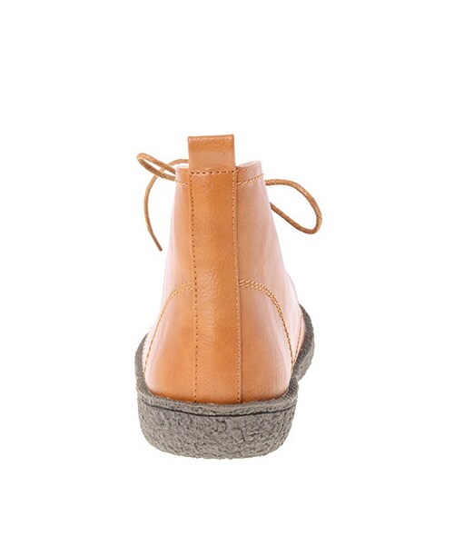 earth music&ecology（アースミュージックアンドエコロジー）の「＜WEB限定大きな・小さなサイズ＞レースアップショートブーツ（シューズ・ダークブラウン/キャメル・25cm）」の5枚目の写真