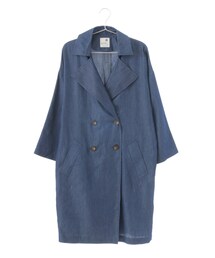 earth music&ecology | ドロップショルダーデニムコート(ジャケット/アウター)