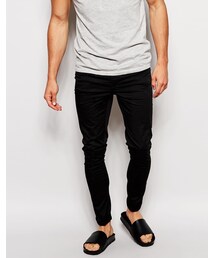 asos | ASOS BRAND ASOS Extreme Super Skinny Pants In Black(その他パンツ)