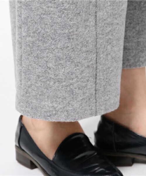 MID by MIDWEST（ミッド バイ ミッドウエスト）の「MID by MIDWEST ワイドウールパンツ（その他パンツ・レディース・ライトグレー・36/38）」の7枚目の写真