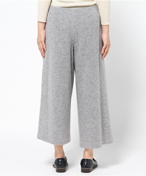 MID by MIDWEST（ミッド バイ ミッドウエスト）の「MID by MIDWEST ワイドウールパンツ（その他パンツ・レディース・ライトグレー・36/38）」の4枚目の写真