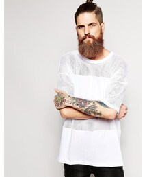 American Apparel | American Apparel Oversized Waffle Mesh T-Shirt(Tシャツ/カットソー)