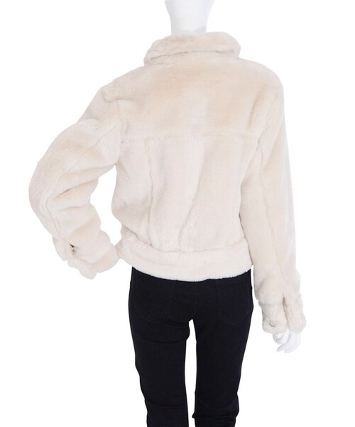 dazzlin（ダズリン）の「【dazzlin】ボアジャケット（ジャケット/アウター・レディース・ホワイト/ピンク/ネイビー・S/M）」の8枚目の写真