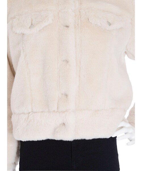 dazzlin（ダズリン）の「【dazzlin】ボアジャケット（ジャケット/アウター・レディース・ホワイト/ピンク/ネイビー・S/M）」の11枚目の写真