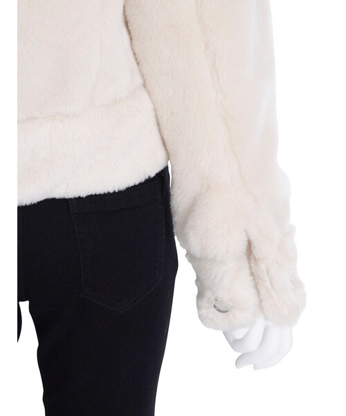 dazzlin（ダズリン）の「【dazzlin】ボアジャケット（ジャケット/アウター・レディース・ホワイト/ピンク/ネイビー・S/M）」の9枚目の写真