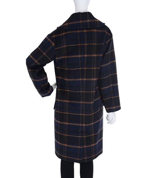 dazzlin(ダズリン)の「【dazzlin】チェックコート(ジャケット/アウター・レディース・ボルドー/グリーン/ネイビー・F)」の8枚目の写真