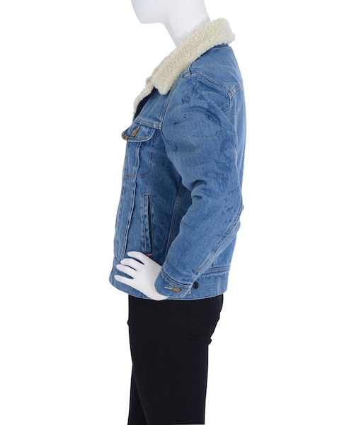 dazzlin(ダズリン)の「【dazzlin】Lee×dazzlin デニムボアブルゾン(ジャケット/アウター・レディース・ブルー/インディゴ・M)」の6枚目の写真