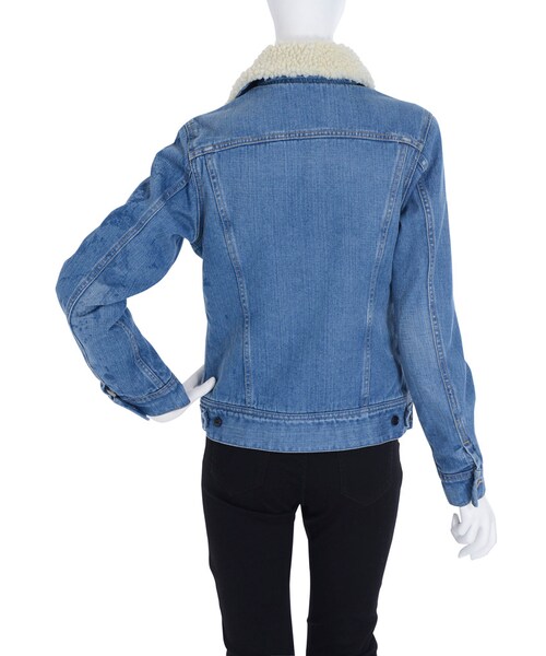 dazzlin(ダズリン)の「【dazzlin】Lee×dazzlin デニムボアブルゾン(ジャケット/アウター・レディース・ブルー/インディゴ・M)」の7枚目の写真