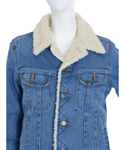 dazzlin(ダズリン)の「【dazzlin】Lee×dazzlin デニムボアブルゾン(ジャケット/アウター・レディース・ブルー/インディゴ・M)」の10枚目の写真