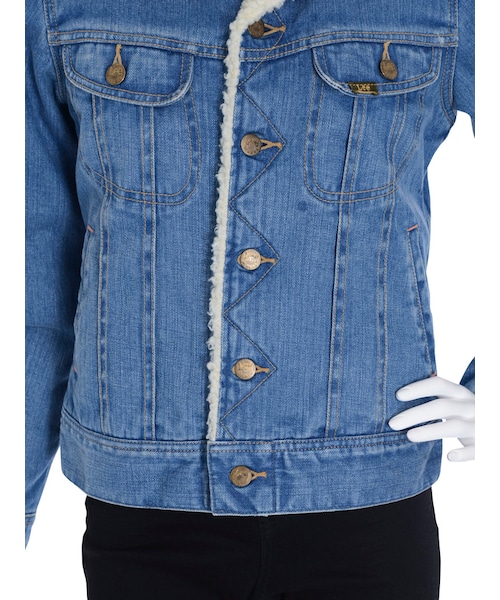dazzlin(ダズリン)の「【dazzlin】Lee×dazzlin デニムボアブルゾン(ジャケット/アウター・レディース・ブルー/インディゴ・M)」の11枚目の写真