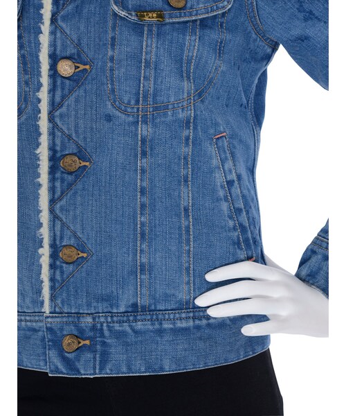 dazzlin(ダズリン)の「【dazzlin】Lee×dazzlin デニムボアブルゾン(ジャケット/アウター・レディース・ブルー/インディゴ・M)」の13枚目の写真