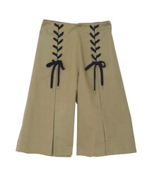 dazzlin | 【dazzlin】レースアップ膝丈ガウチョパンツ(パンツ)