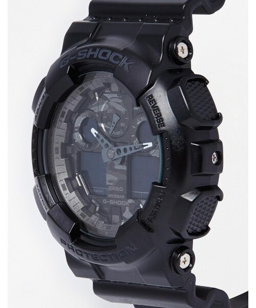 G-SHOCK（ジーショック）の「G-Shock Analogue Watch GA-100CF-1AER（アナログ腕時計・メンズ・Black・One Size）」の2枚目の写真