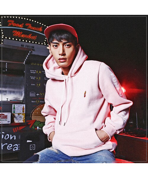 ROMANTIC CROWN（ロマンティッククラウン）の「frenchfries hoodie_pink（その他・メンズ・기타）」の4枚目の写真