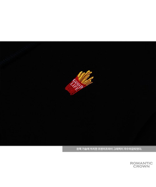 ROMANTIC CROWN（ロマンティッククラウン）の「frenchfries hoodie_black（その他・メンズ・기타）」の9枚目の写真