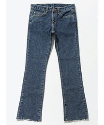 imvely | セミブーツカットデニムパンツ(デニムパンツ)