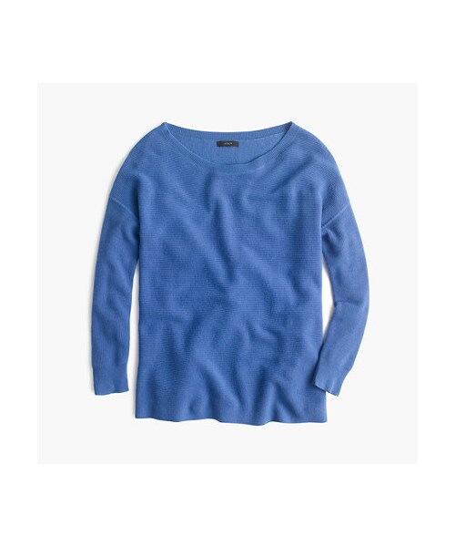 J.CREW（ジェイクルー）の「Ribbed boatneck tunic（ニット/セーター・レディース・Black/Red/hthr dusk/Beige/Green/Blue・XXX-SMALL/XX-SMALL/X-SMALL/SMALL/MEDIUM/LARGE/X-LARGE）」の4枚目の写真