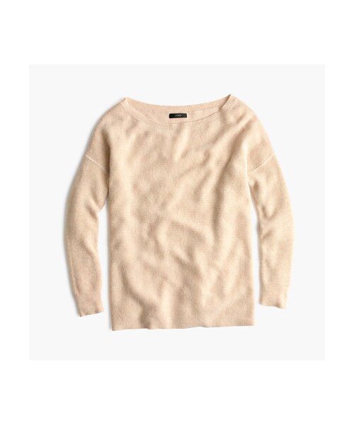 J.CREW（ジェイクルー）の「Ribbed boatneck tunic（ニット/セーター・レディース・Black/Red/hthr dusk/Beige/Green/Blue・XXX-SMALL/XX-SMALL/X-SMALL/SMALL/MEDIUM/LARGE/X-LARGE）」の2枚目の写真