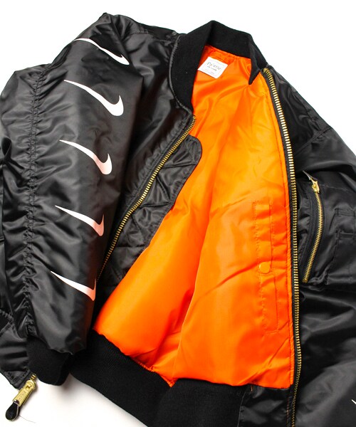 Palette TOKYO（パレットトーキョー）の「JUST DID IT MA-1(BLACK)（ジャケット/アウター・メンズ・BLACK・S/M）」の4枚目の写真