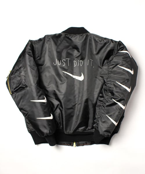 Palette TOKYO（パレットトーキョー）の「JUST DID IT MA-1(BLACK)（ジャケット/アウター・メンズ・BLACK・S/M）」の2枚目の写真
