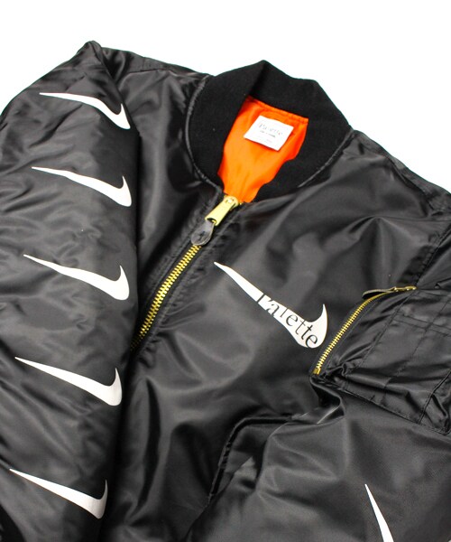 Palette TOKYO（パレットトーキョー）の「JUST DID IT MA-1(BLACK)（ジャケット/アウター・メンズ・BLACK・S/M）」の3枚目の写真
