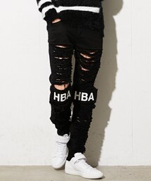 HOOD BY AIR | HOOD BY AIR ダメージデニムパンツ(デニムパンツ)
