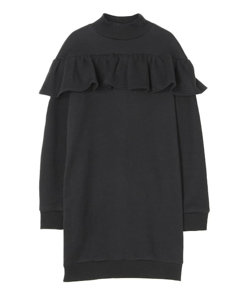 PAMEO POSE（パメオポーズ）の「SWINGING SWEAT DRESS（ワンピース・レディース・グレー/ブラック/レッド・F）」の2枚目の写真