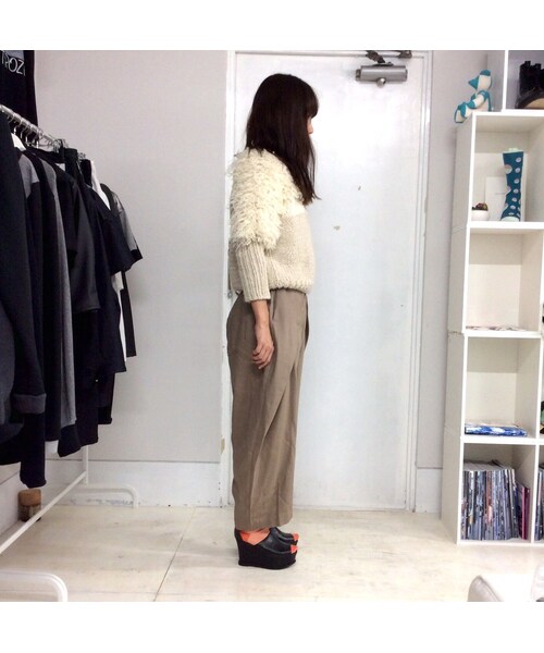STORES.jp（ストアーズドットジェーピー）の「SHIKI 15aw cocoon tuck pants（その他パンツ・レディース・その他）」の6枚目の写真