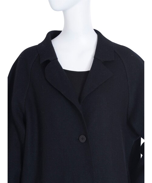 EMODA（エモダ）の「W wool solidコート（ジャケット/アウター・レディース・グレー/ブラック/ネイビー）」の10枚目の写真